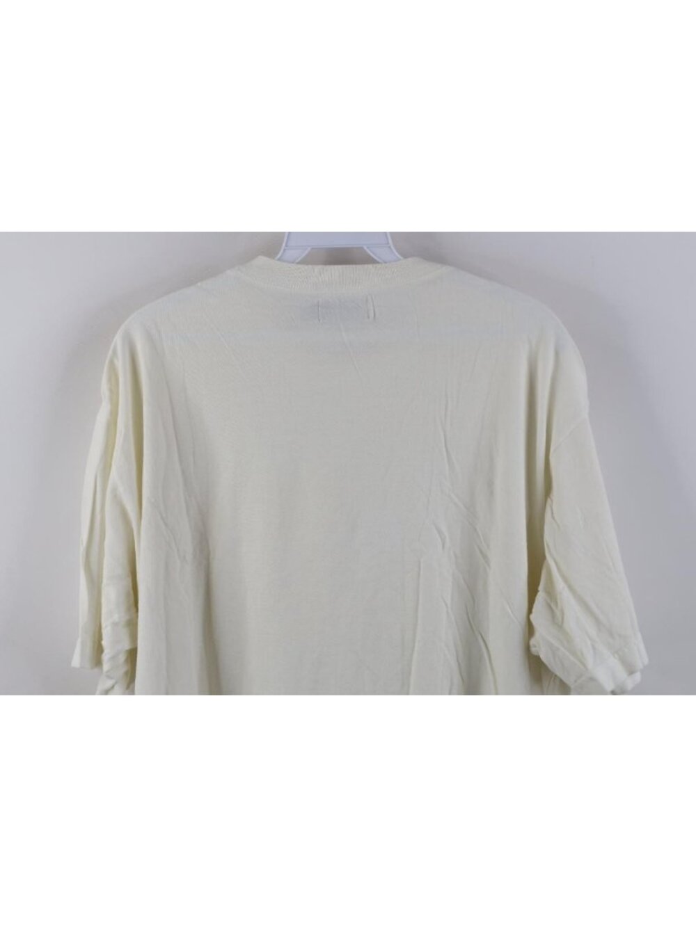 Vintage 90s Guess Mens Size Medium Spell Out Short Sleeve T-Shirt White Cotton - Picture 9 of 10